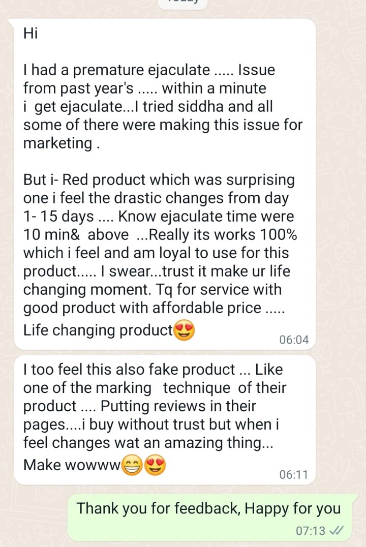 Geniune Customer Reviews on iRed