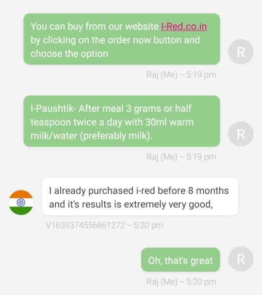 Geniune Customer Reviews on iRed